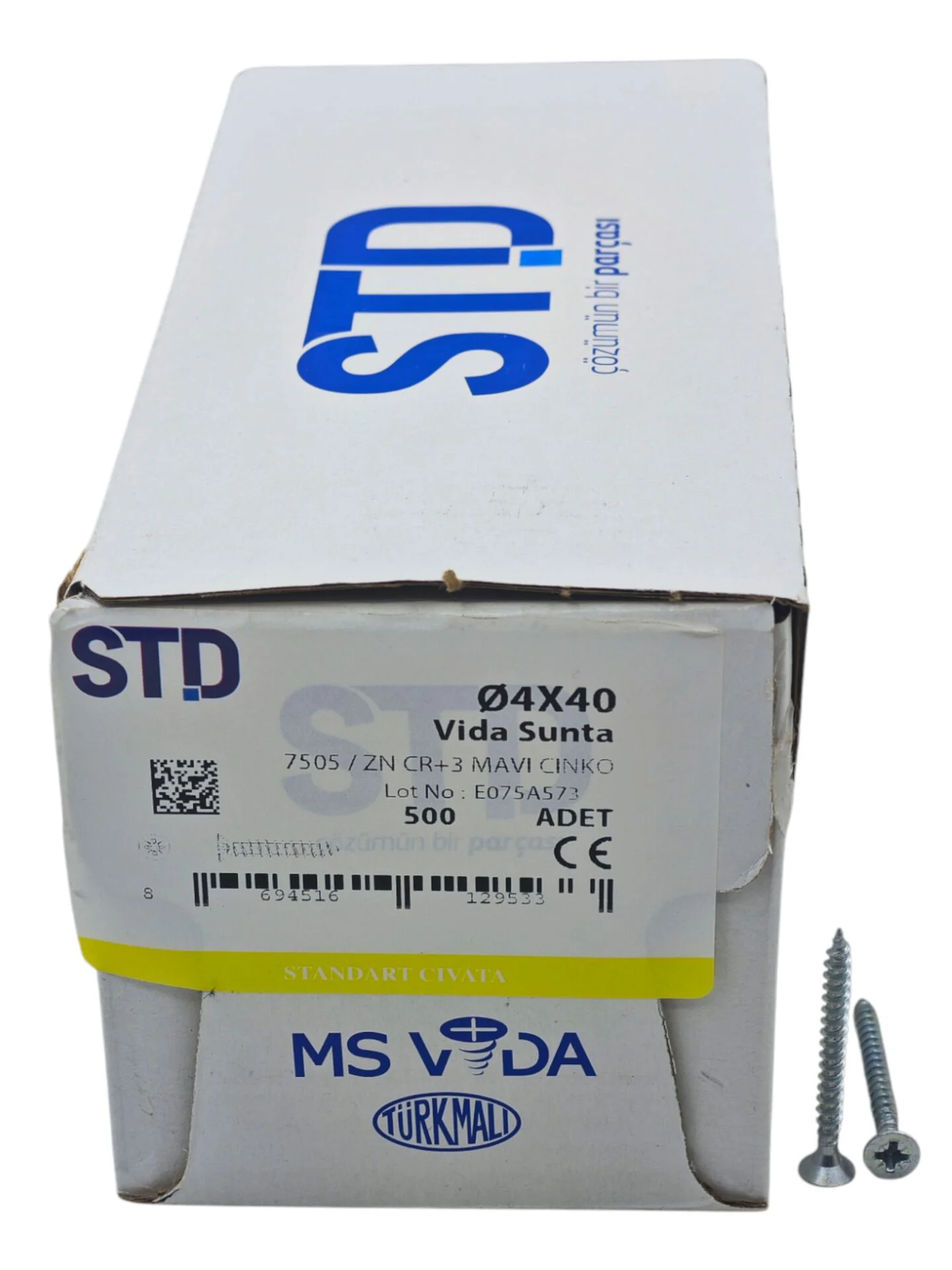 4040   STD 4*40mm Sunta Vidası 500lü