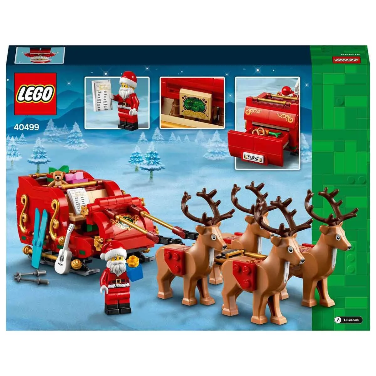 40499 Lego Noel Babanın Kızağı 343 parça +9 yaş Fiyatı, Yorumları ve Özellikleri