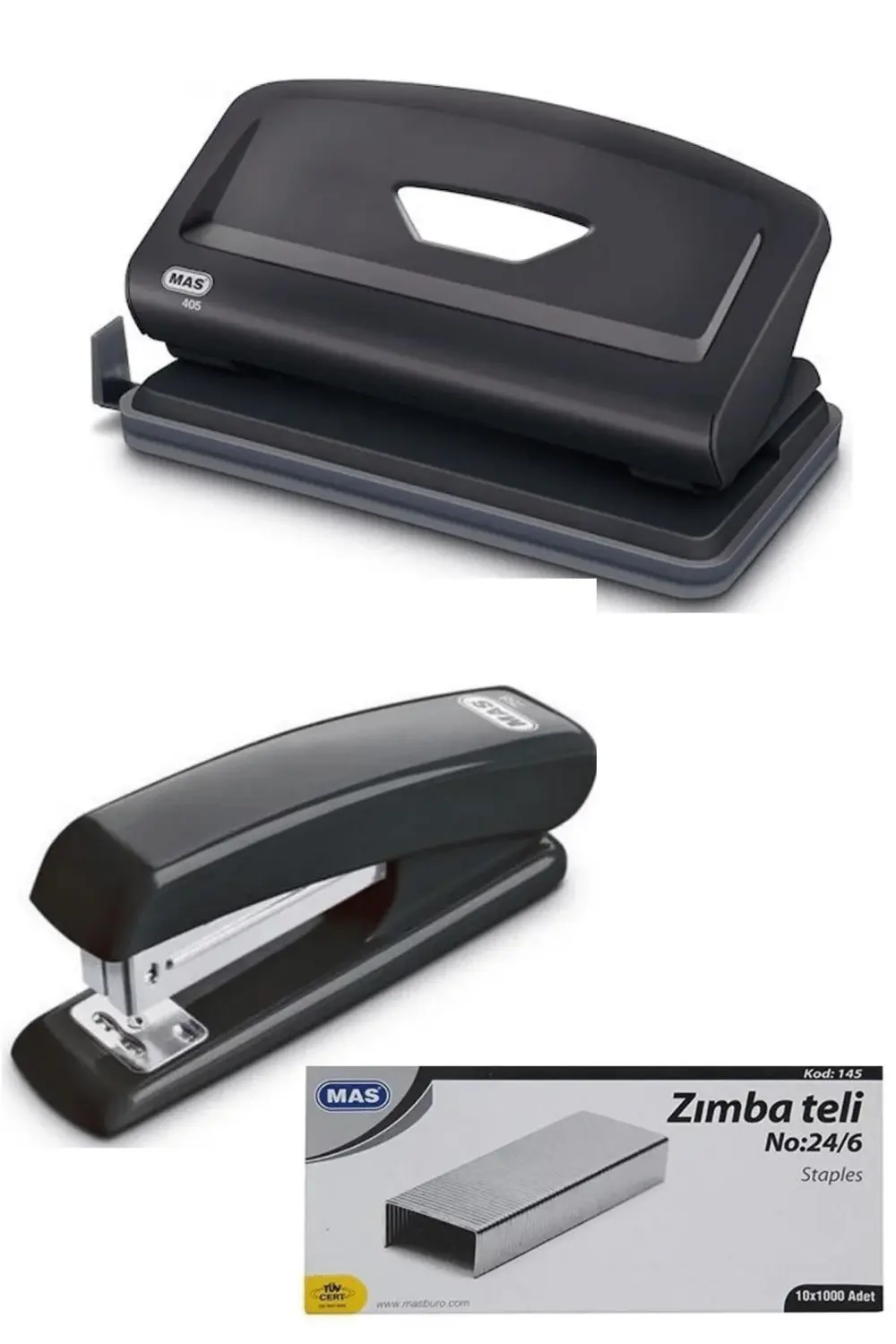 405 Delgeç- 758 Tel Zımba Makinası Seti +1 Kutu Zımba Teli