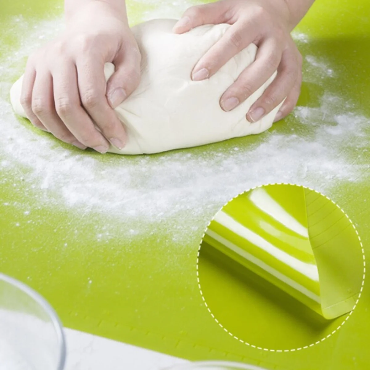 40*50 Cm Silikon Ölçekli Kullanımı Kolay Hamur Açma Matı Ekmek Mantı Makarna Hamuru Yoğurma Matı Bx40 Fiyatı, Yorumları ve Özellikleri