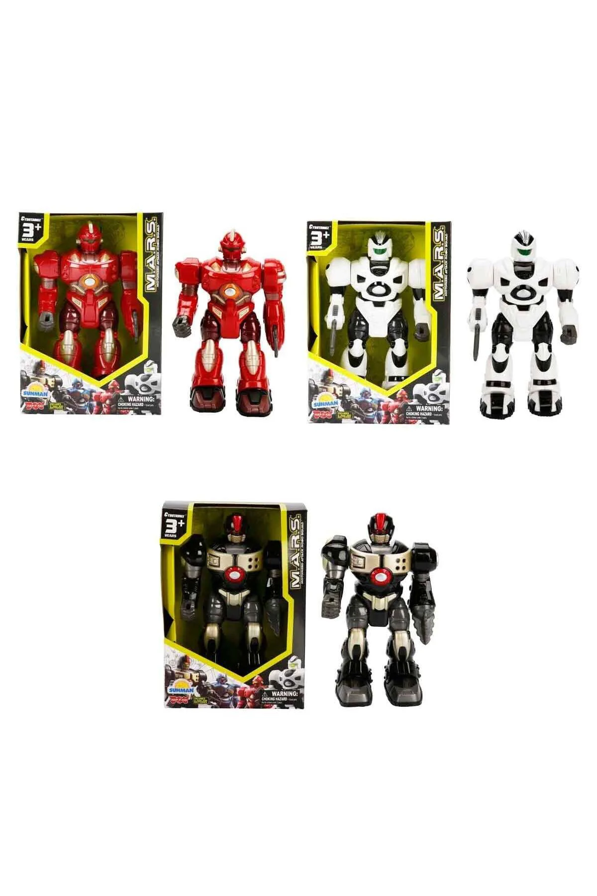 40757 SUN-HPK-ROBOT MARS ROBO SQUAD YÜRÜYEN IŞIK 18CM 3A 40757 SUN-HPK-ROBOT MARS ROBO SQUAD YÜRÜYEN IŞIK 18CM 3A