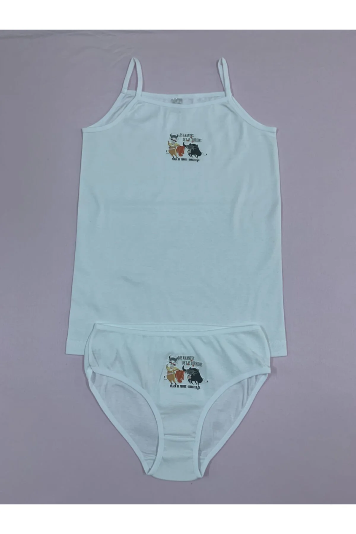 4099-g Kız Çocuk Ribana Atlet Külot Takım Set