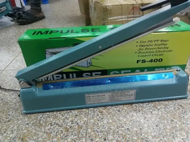 40cm  Metal Gövde Poşet Ağzı Yapıştırma Kapatma Makinası Fs-400 Bx40