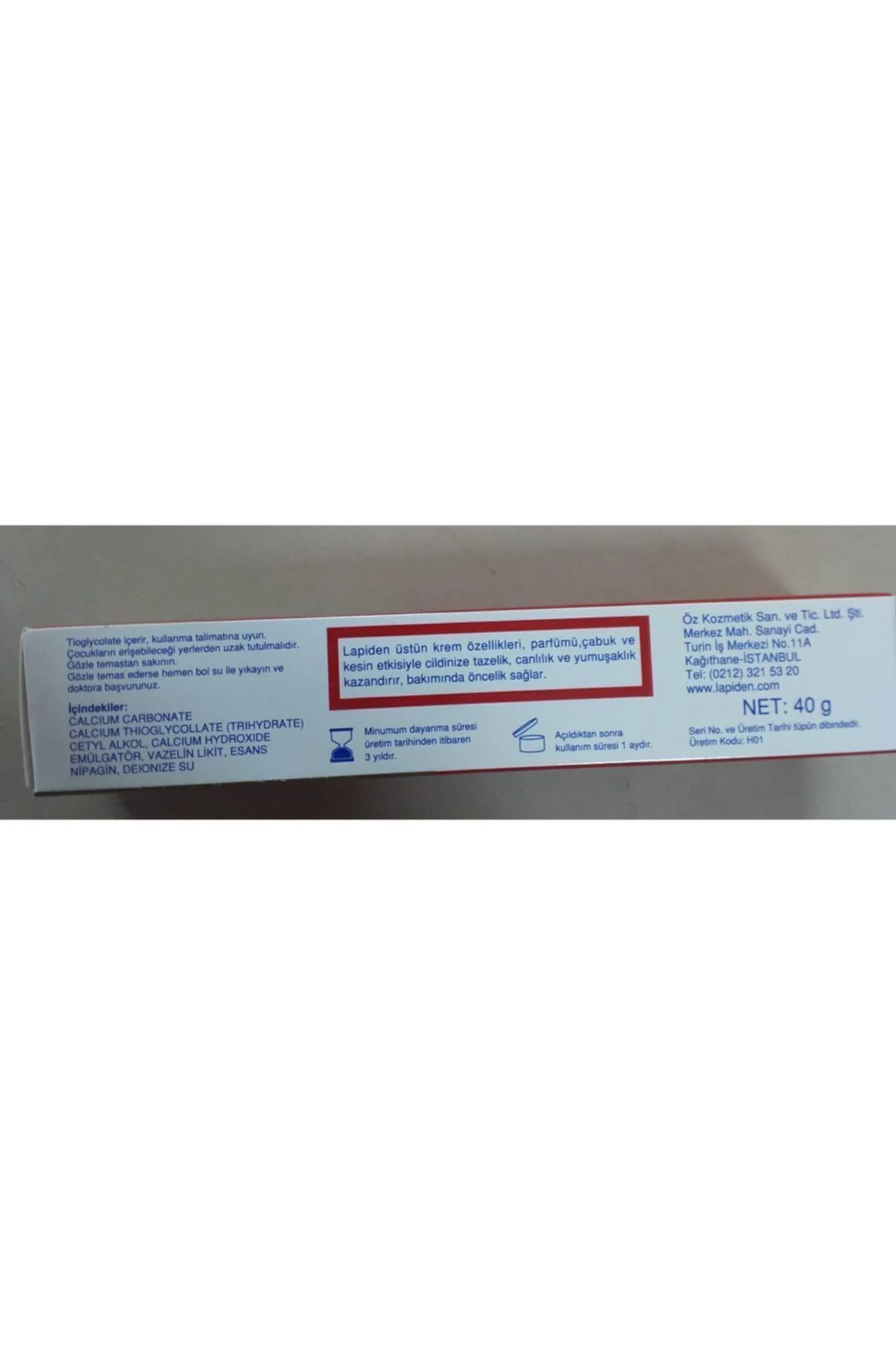 40gr Tüy Dökücü Krem X 5 Adet 40gr Tüy Dökücü Krem X 5 Adet - Görsel 2