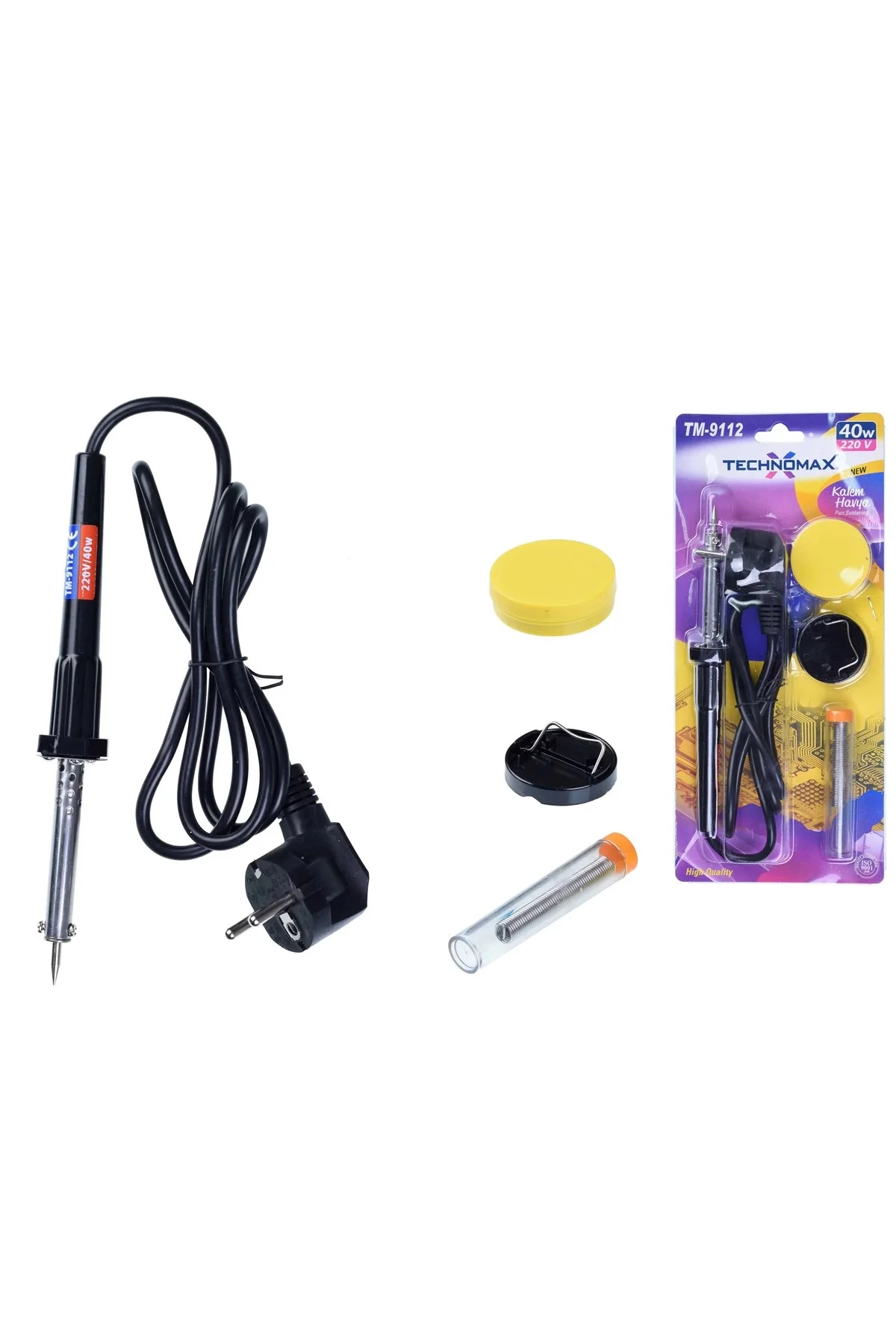 40w Pasta Ve Lehim Telli Havya Seti Tm-9112