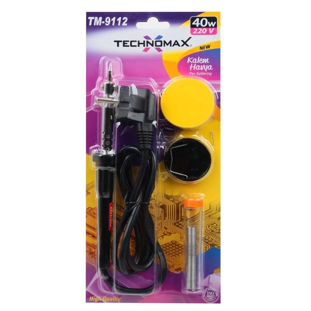 40W TM-9112 Kalem Havya Tam Set – Elektronik Tamir İçin Profesyonel Isıtıcı Seti