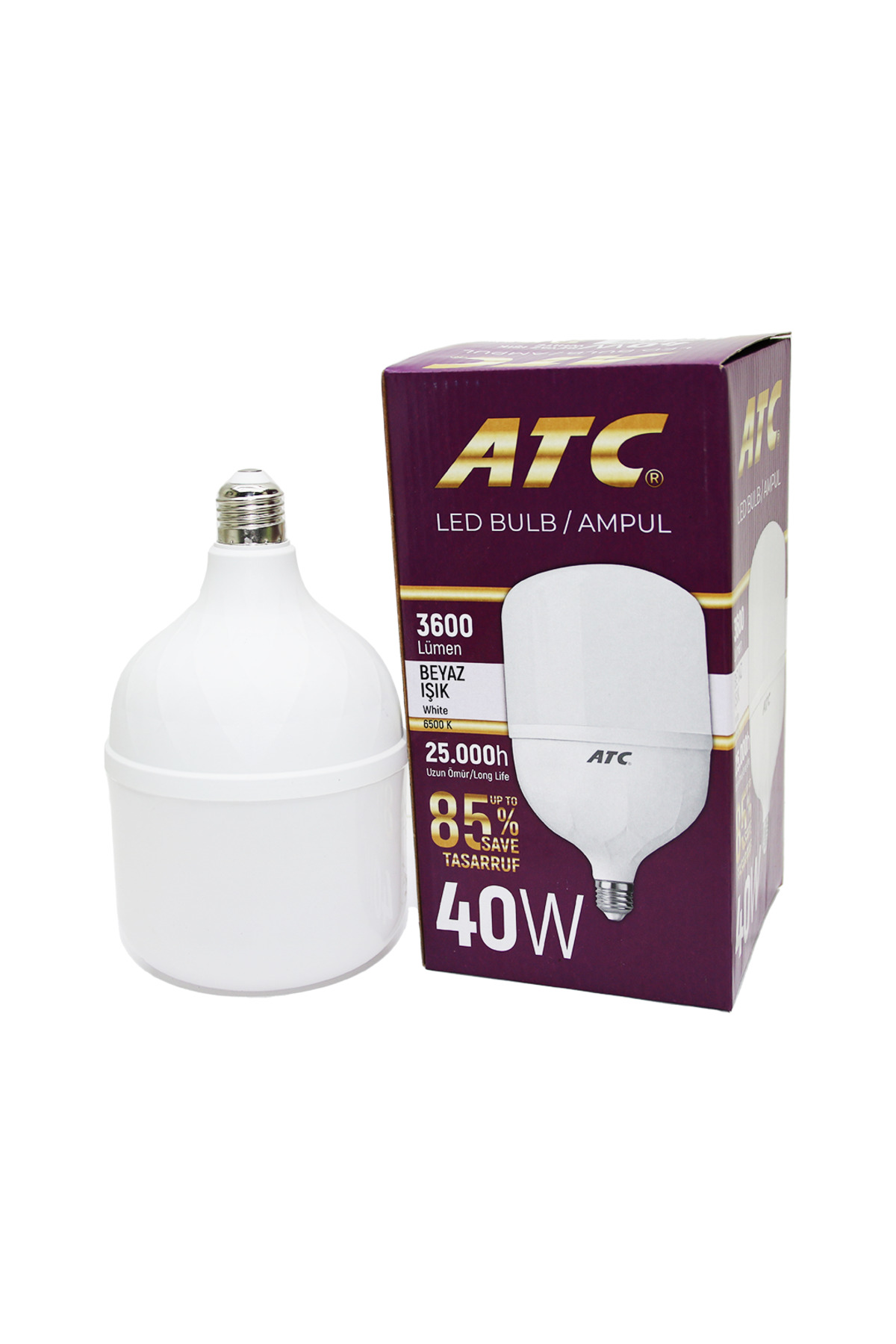 Ok Aksesuar 40W Torch Led Bulb Ampul Beyaz E27 Go50604426280