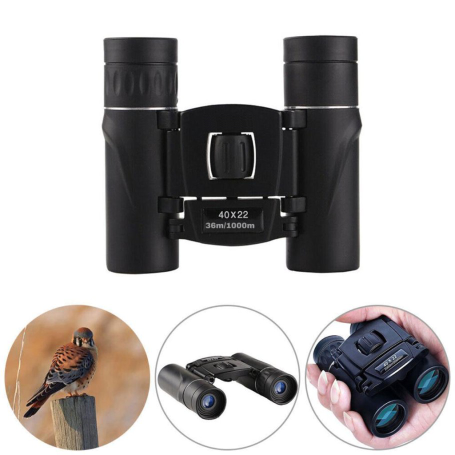 40x22 Cepte Taşımalı Kauçuk Kaplamalı Mini Dürbün 1000m/36m TdrTR