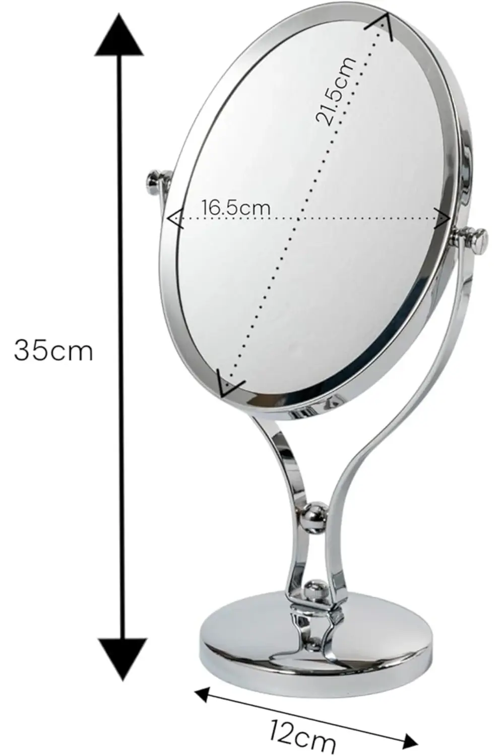 40x22 Lüks Figürlü Gösterişli Dekoratif Çift Boyutlu Ayna