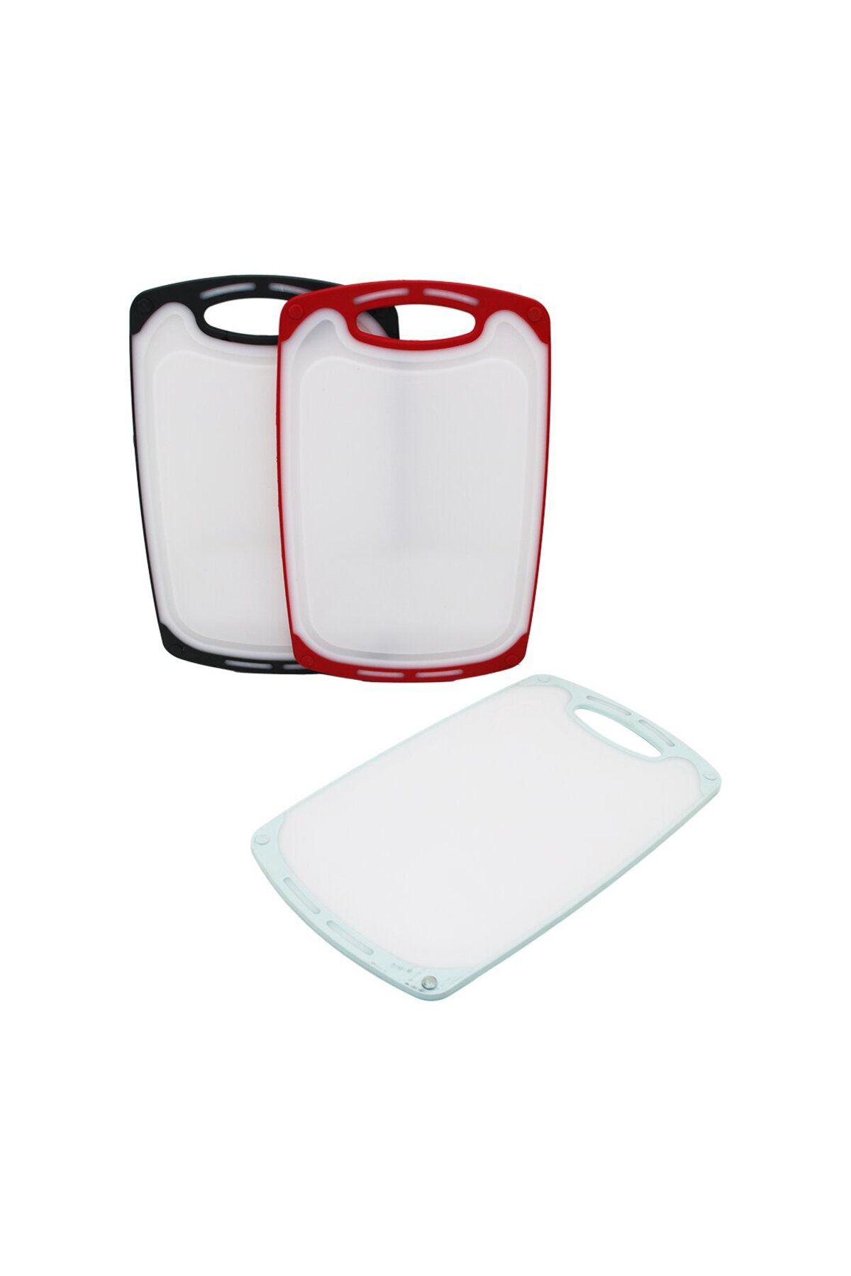 Ok Aksesuar 40X24cm Büyük Plastik Kesim Panosu Kaymaz Silikon Kenarlik - 10Mm