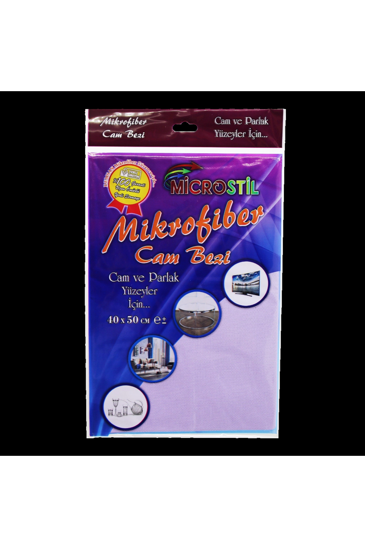 Hazego 40X50cm Mikrofiber Temizlik Cam Bezi