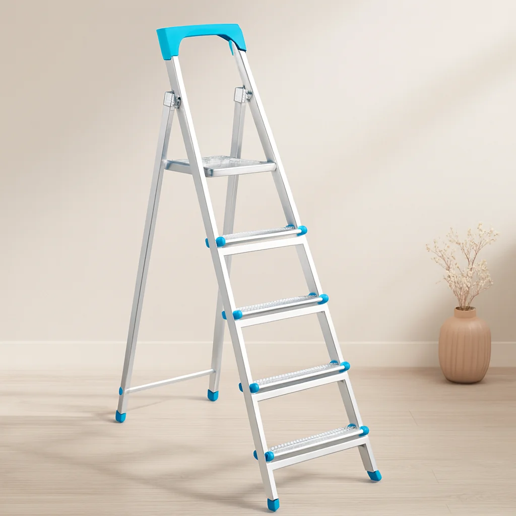 4+1 Basamaklı Metal Merdiven 105 cm 120 kg Fiyatı, Yorumları ve Özellikleri