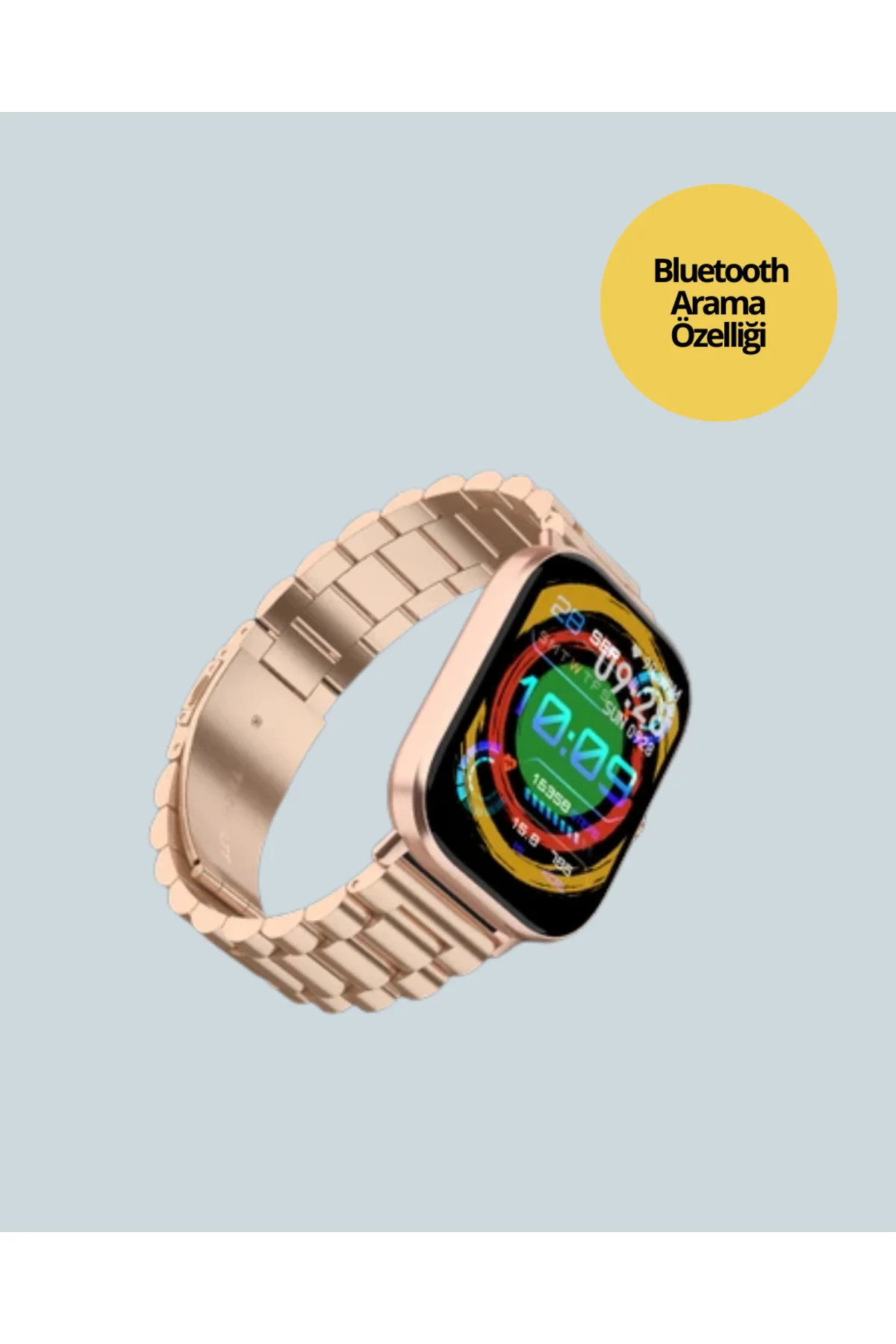 41 mm Kavisli Kasa Akıllı Saat IOS ve Android Uyumlu