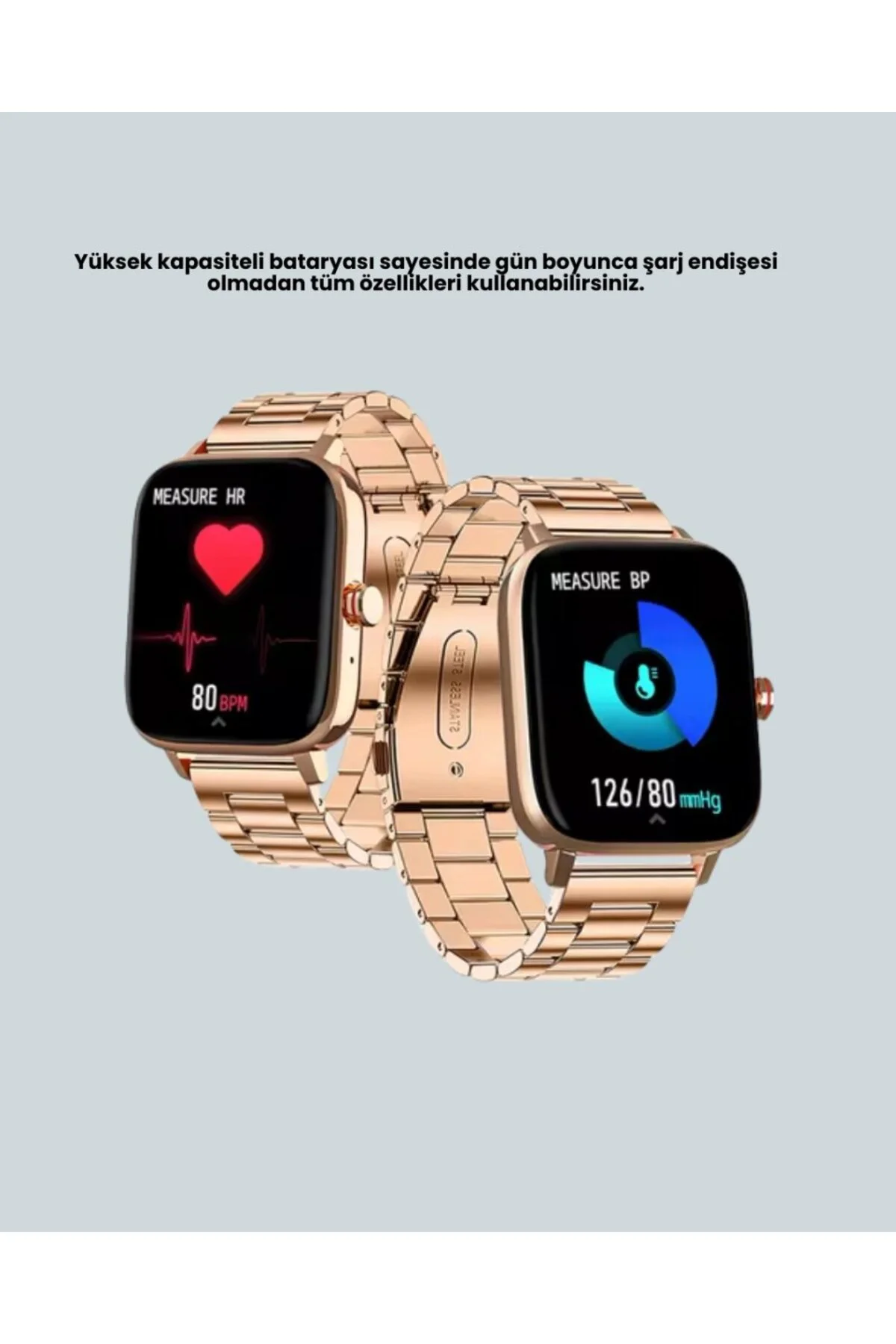 41 Mm Kavisli Kasa Akıllı Saat Ios Ve Android Uyumlu