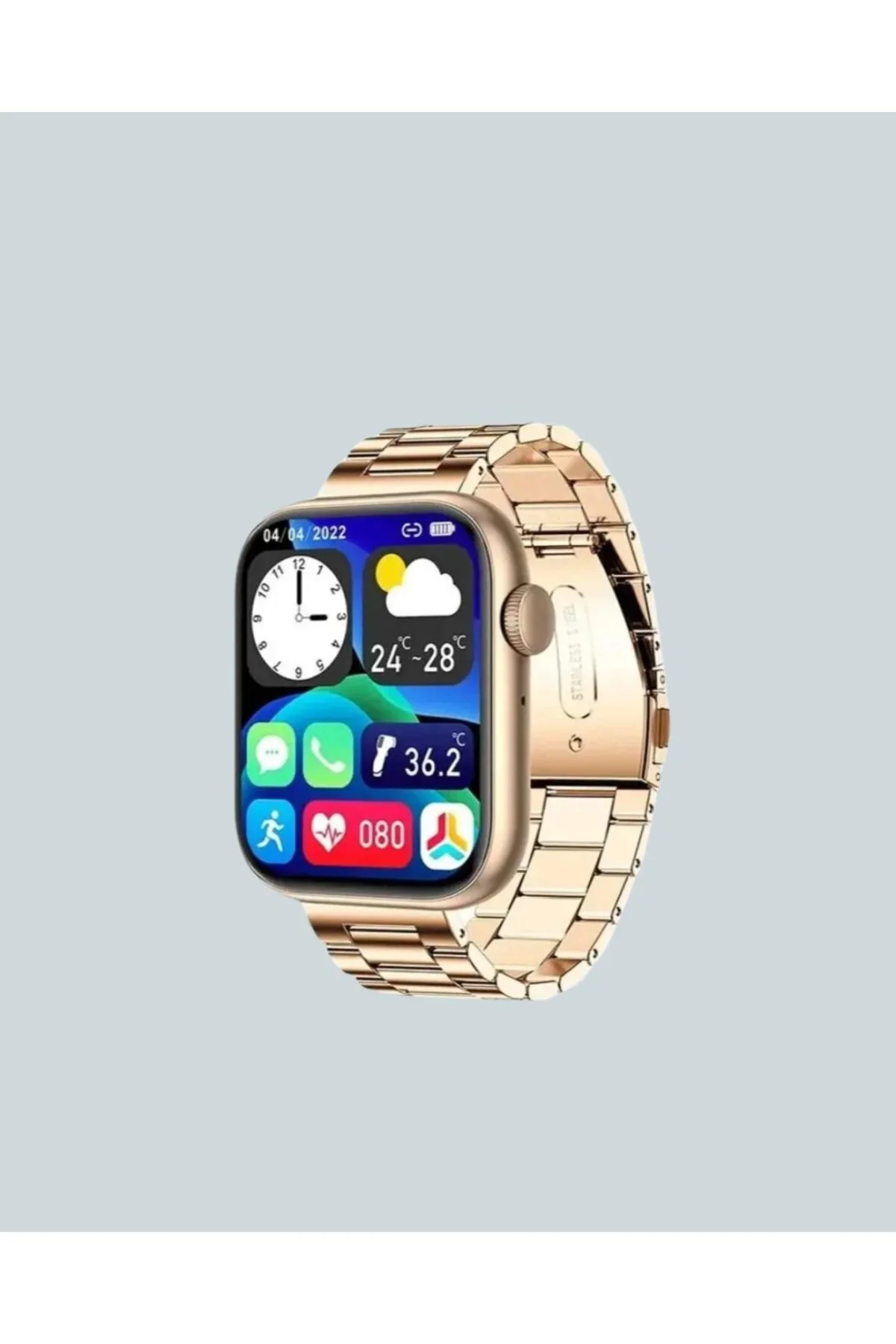 41 Mm Kavisli Kasa Akıllı Saat Ios Ve Android Uyumlu