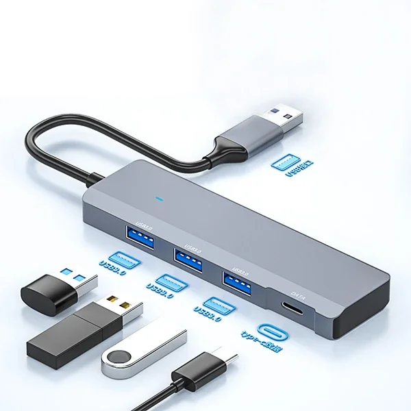 4'1 Type-C USB Hub adaptörü ile çok-portlu karmaşaya son – Type-C&USB genişletici