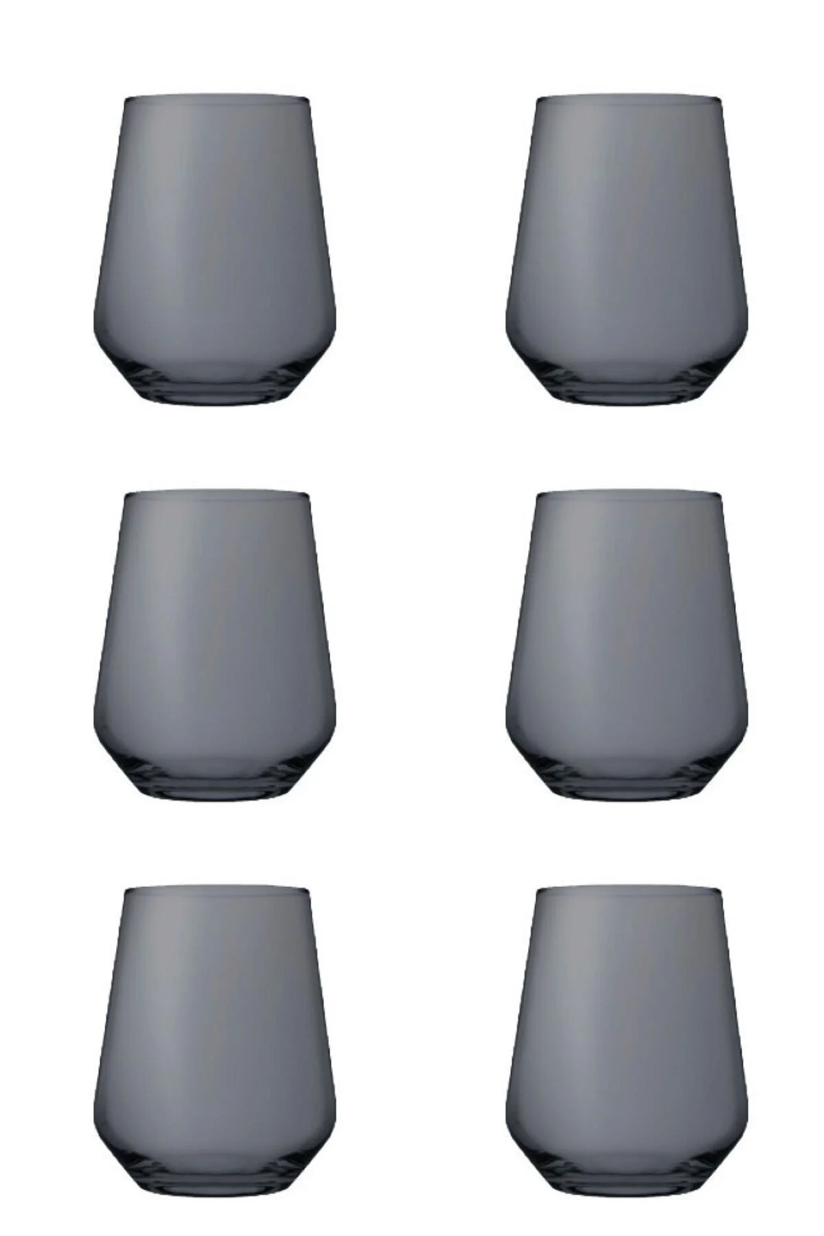 41536 Allegra Gri Su Bardağı 6' Lı