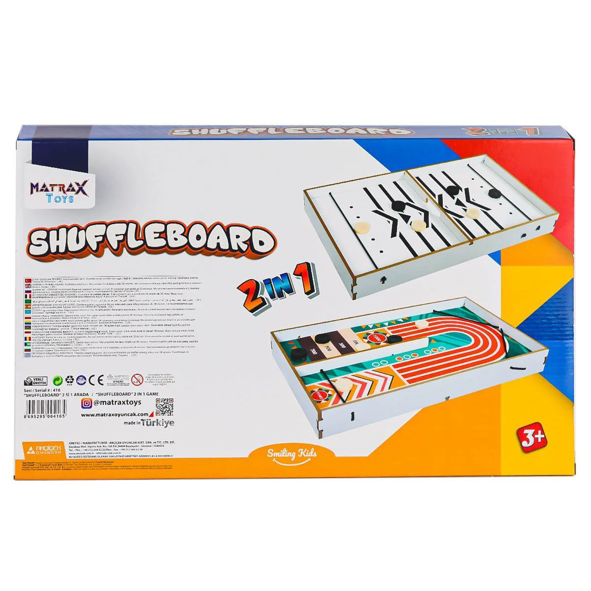416 Shuffleboard Oyunu 2IN1 -Akçiçek Oyuncak Fiyatı, Yorumları ve Özellikleri
