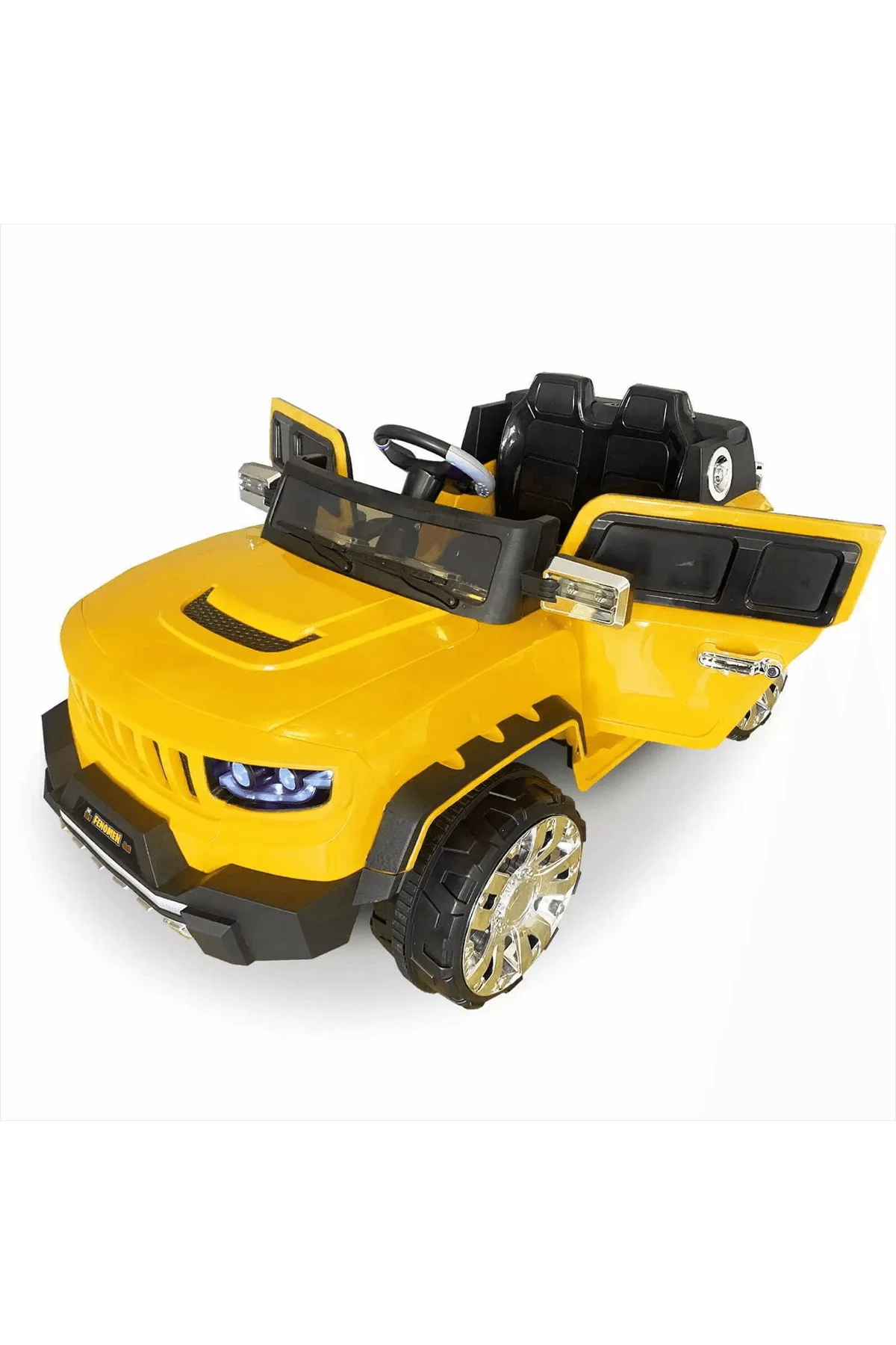 4×2 Iznik 12v. Çift Kişilik Uzaktan Kumandalı Akülü Araba Sarı