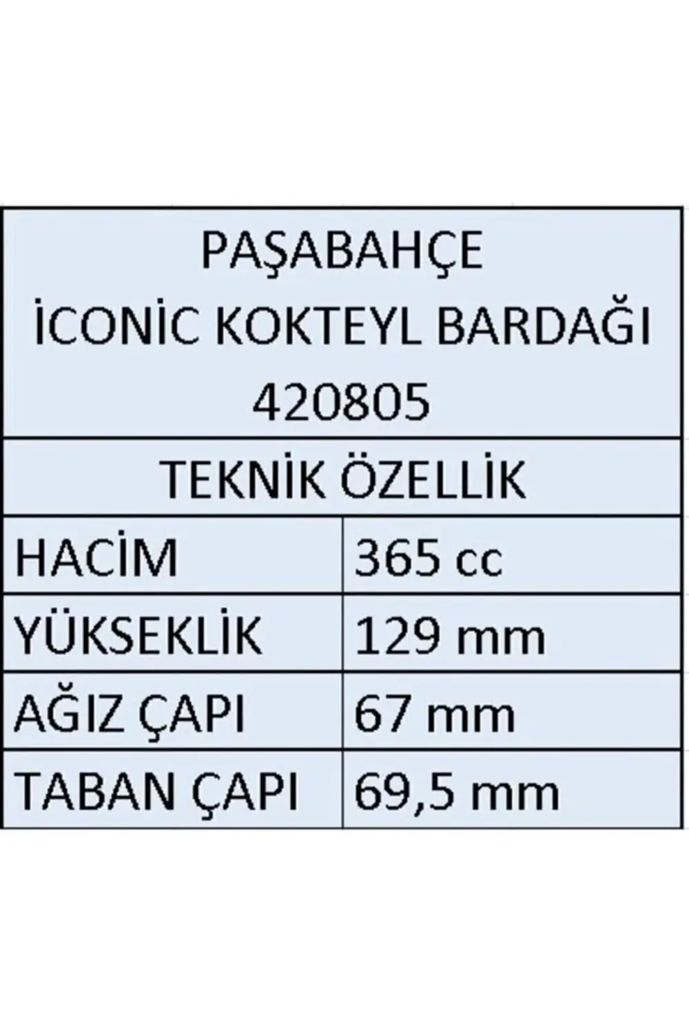 420805 Iconic Gri Meşrubat Su Bardağı 6 Adet Büyük
