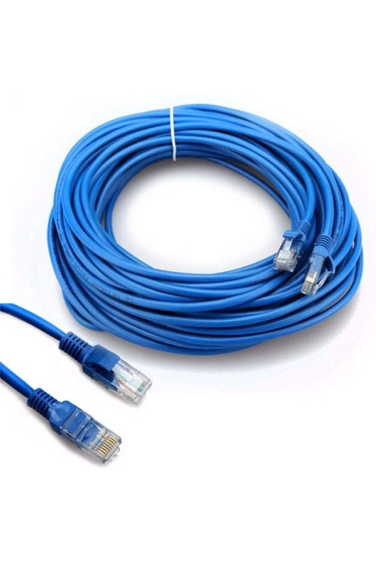 4217 Cat6 Ethernet Patch Adsl Modem İnternet Kablosu, 15 m, Mavi