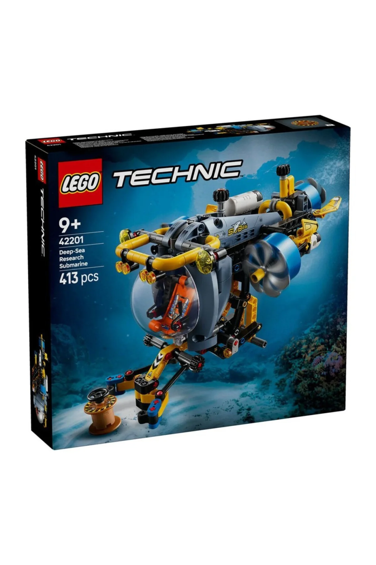 42201 Technic Derin Deniz Araştırma Denizaltısı 413 parça +9 yaş