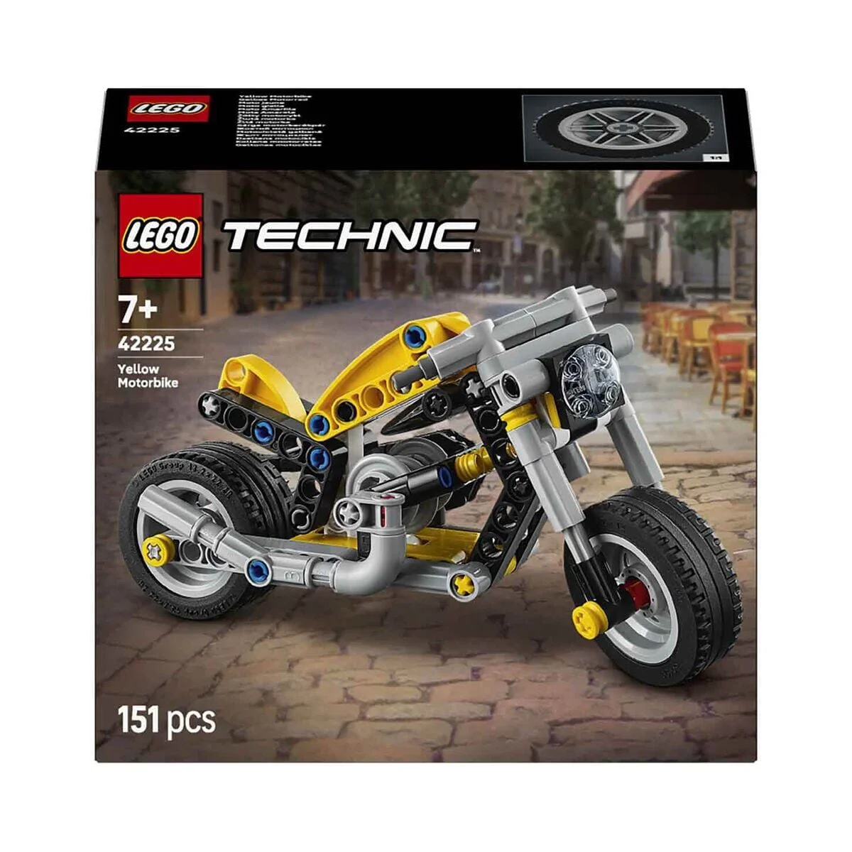 42225 Lego Technic Sarı Motosiklet 151 parça +7 yaş Fiyatı, Yorumları ve Özellikleri