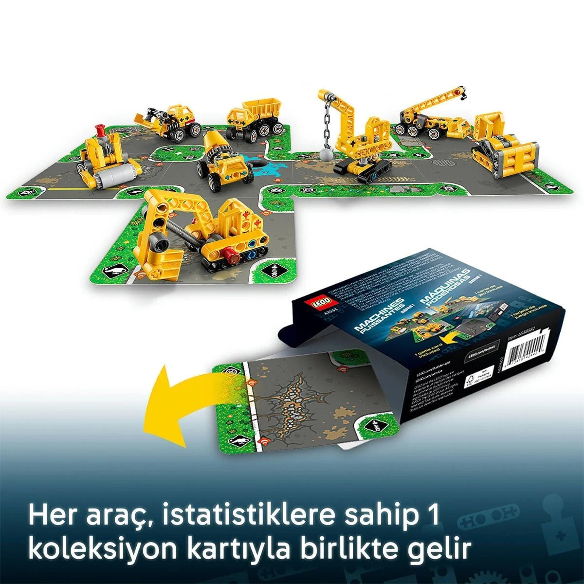 42233 Lego Technic Technic Güçlü Makineler 44 parça +7 yaş