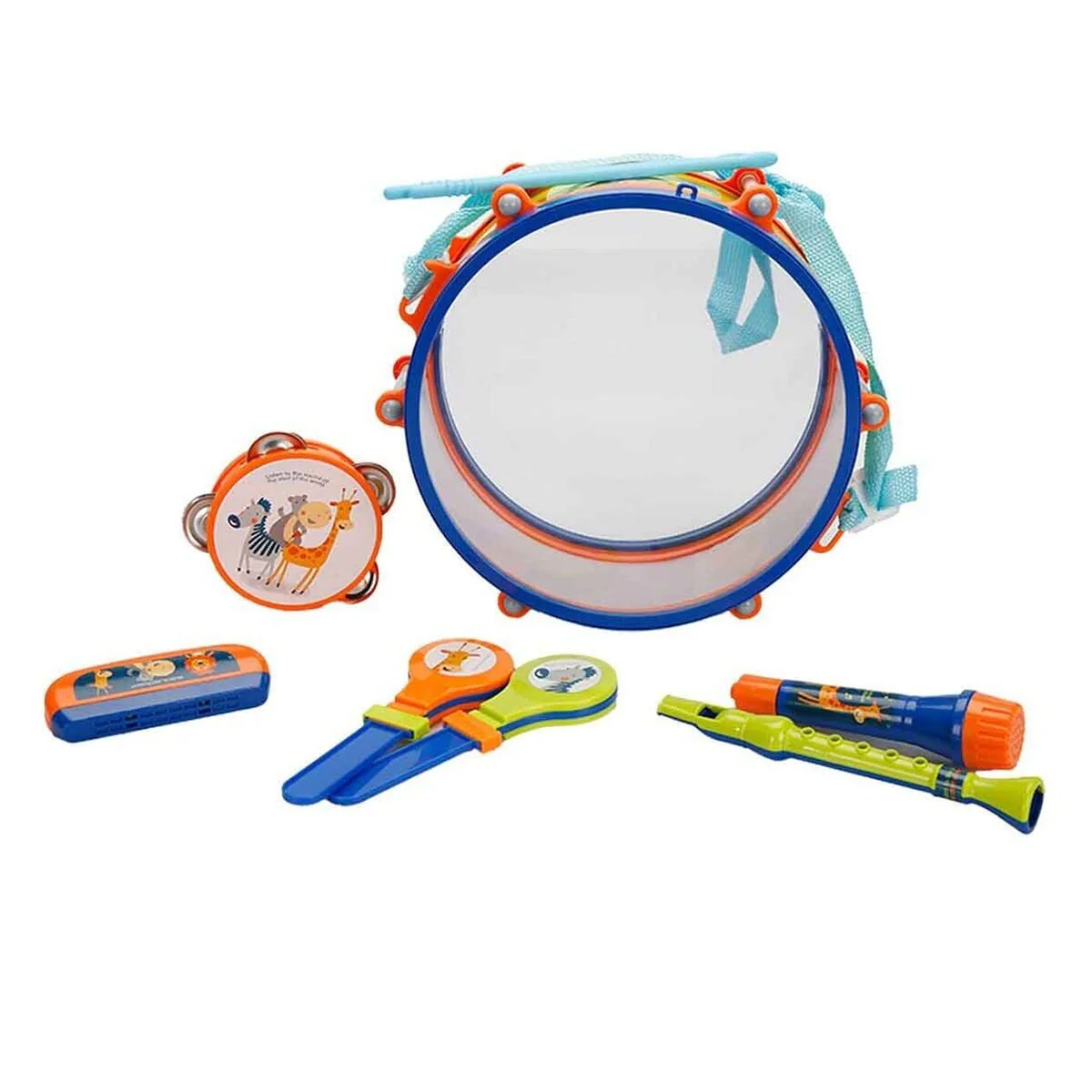 4254 SUN-RST-ECH-MÜZİK SET DUL 2MARAKAS TEF FLÜT MİKROFON 2BAGET MIZIKA Fiyatı, Yorumları ve Özellikleri