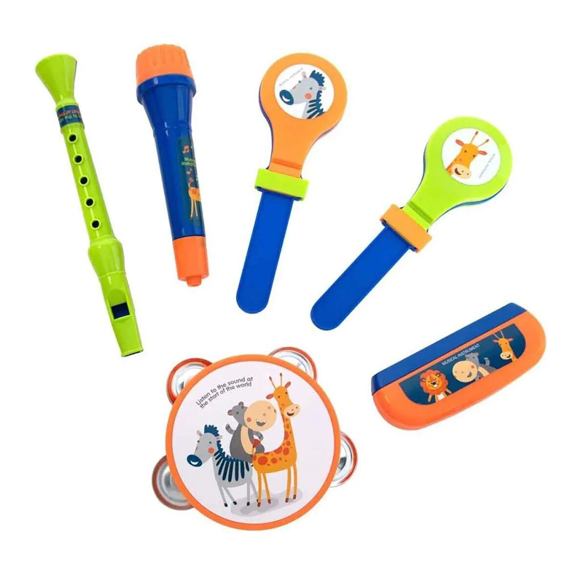 4254 SUN-RST-ECH-MÜZİK SET DUL 2MARAKAS TEF FLÜT MİKROFON 2BAGET MIZIKA Fiyatı, Yorumları ve Özellikleri