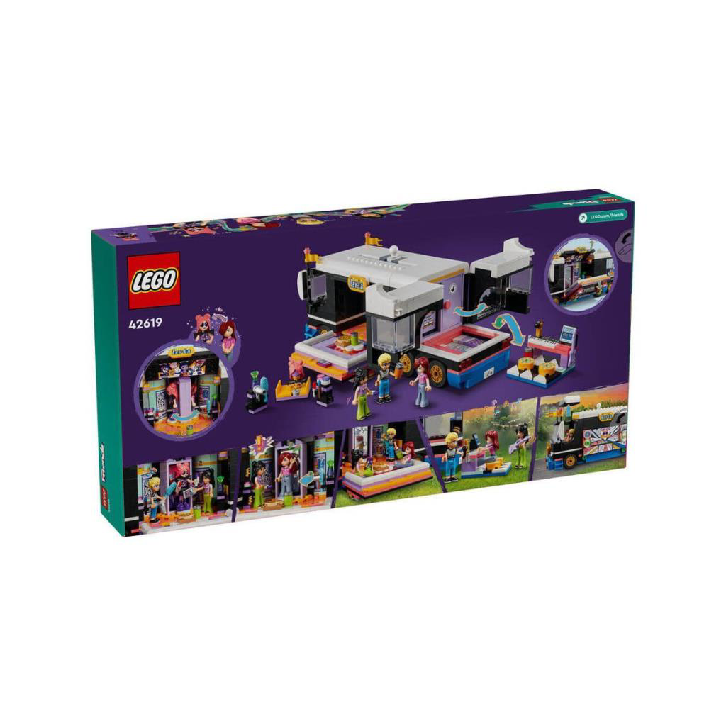 42619 LEGO® Friends Pop Star Turne Otobüsü 845 parça +8 yaş 42619 LEGO® Friends Pop Star Turne Otobüsü 845 parça +8 yaş
