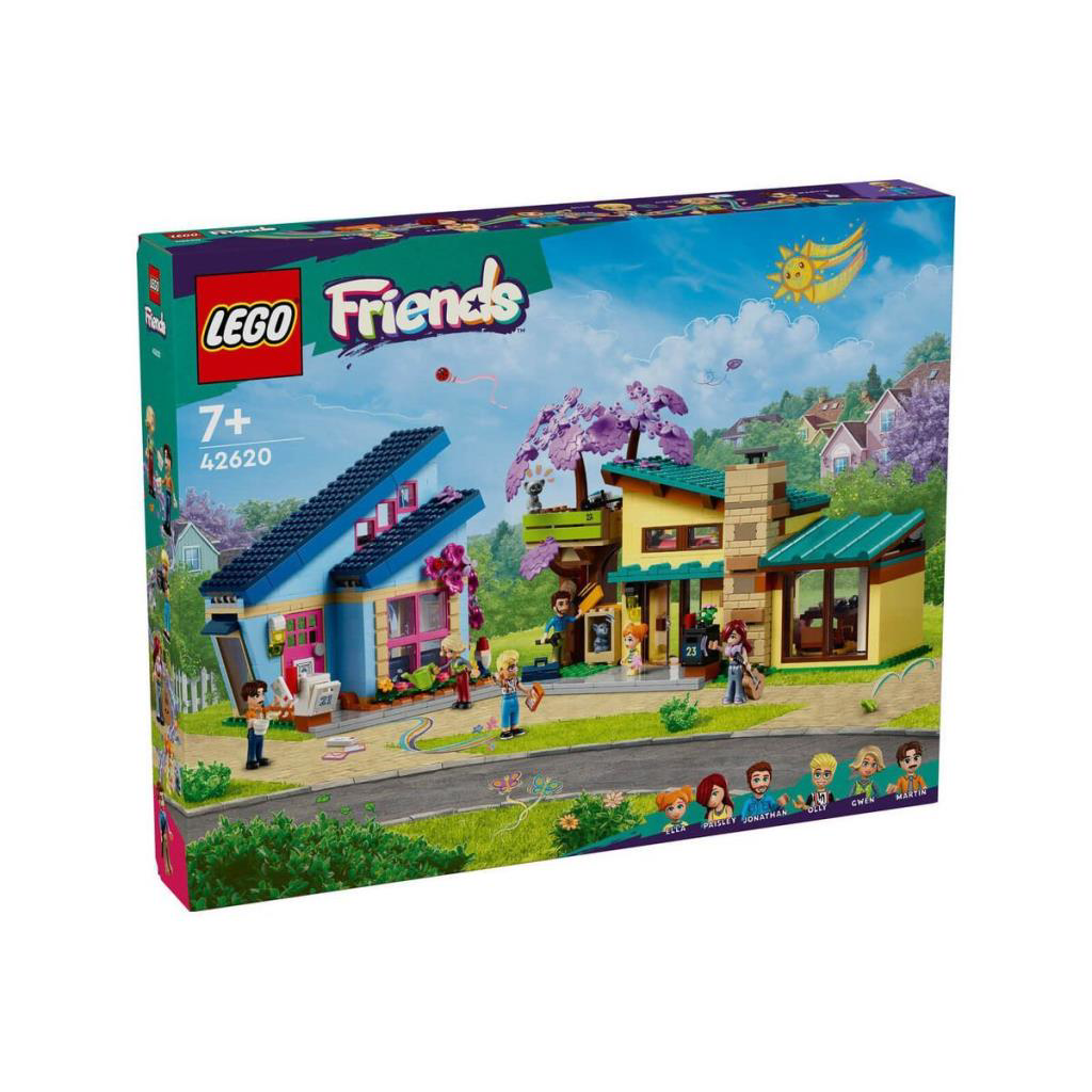 42620 LEGO® Friends Olly ve Paisley'nin Aile Evleri 1126 parça +7 42620 LEGO® Friends Olly ve Paisley'nin Aile Evleri 1126 parça +7