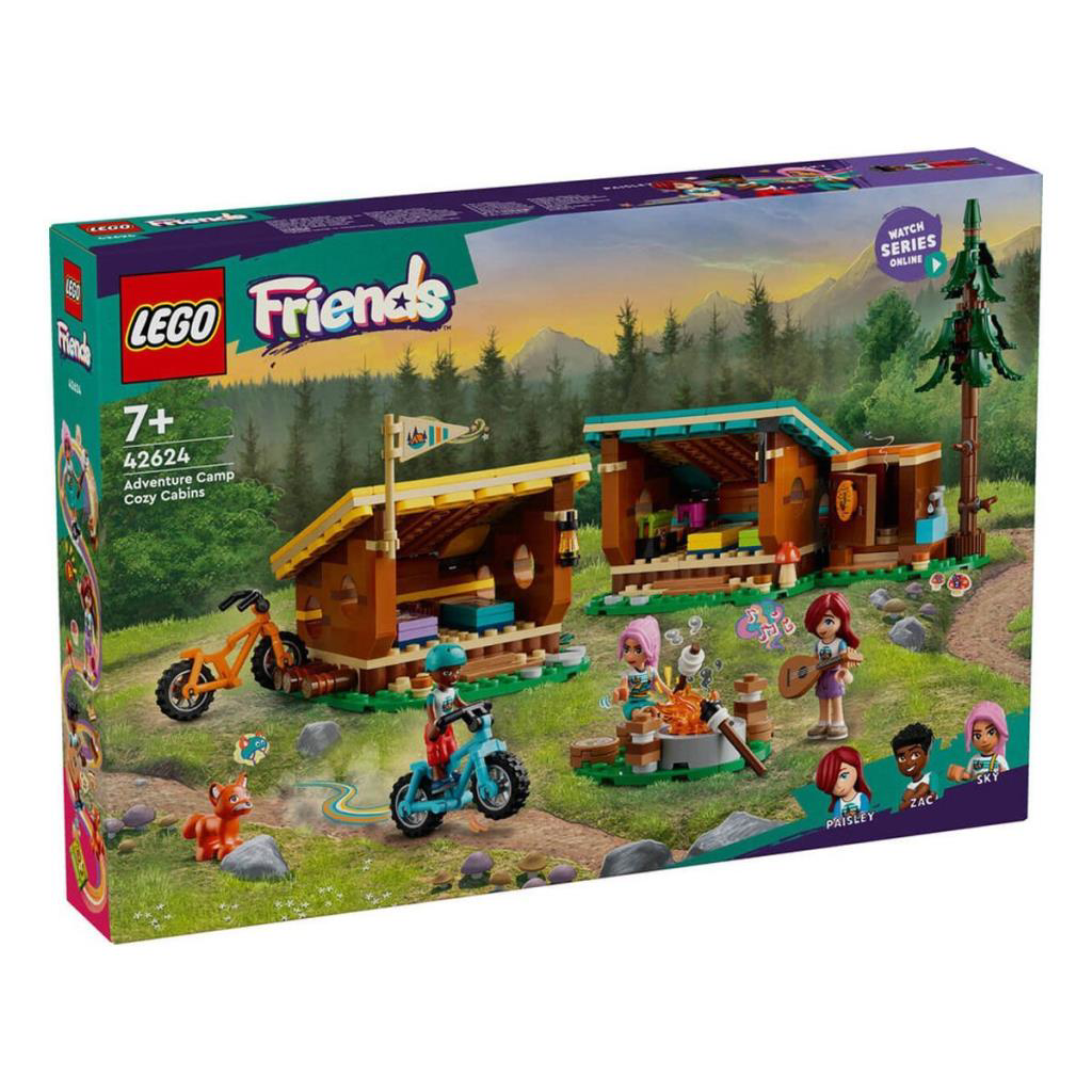42624 Friends Macera Kampı Şirin Kulübeler 437 parça +7 yaş 42624 Friends Macera Kampı Şirin Kulübeler 437 parça +7 yaş