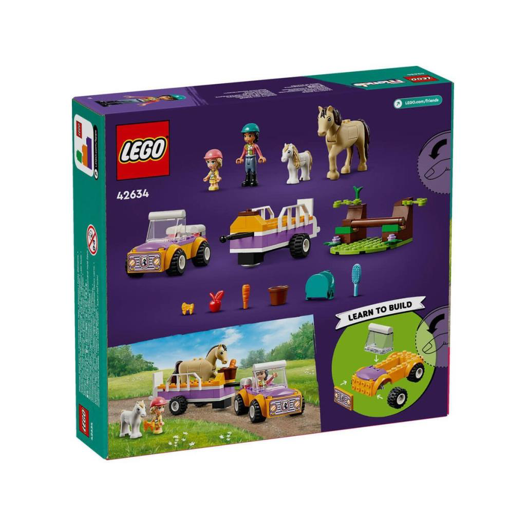 42634 LEGO® Friends At ve Midilli Römorku 105 parça +4 yaş 42634 LEGO® Friends At ve Midilli Römorku 105 parça +4 yaş