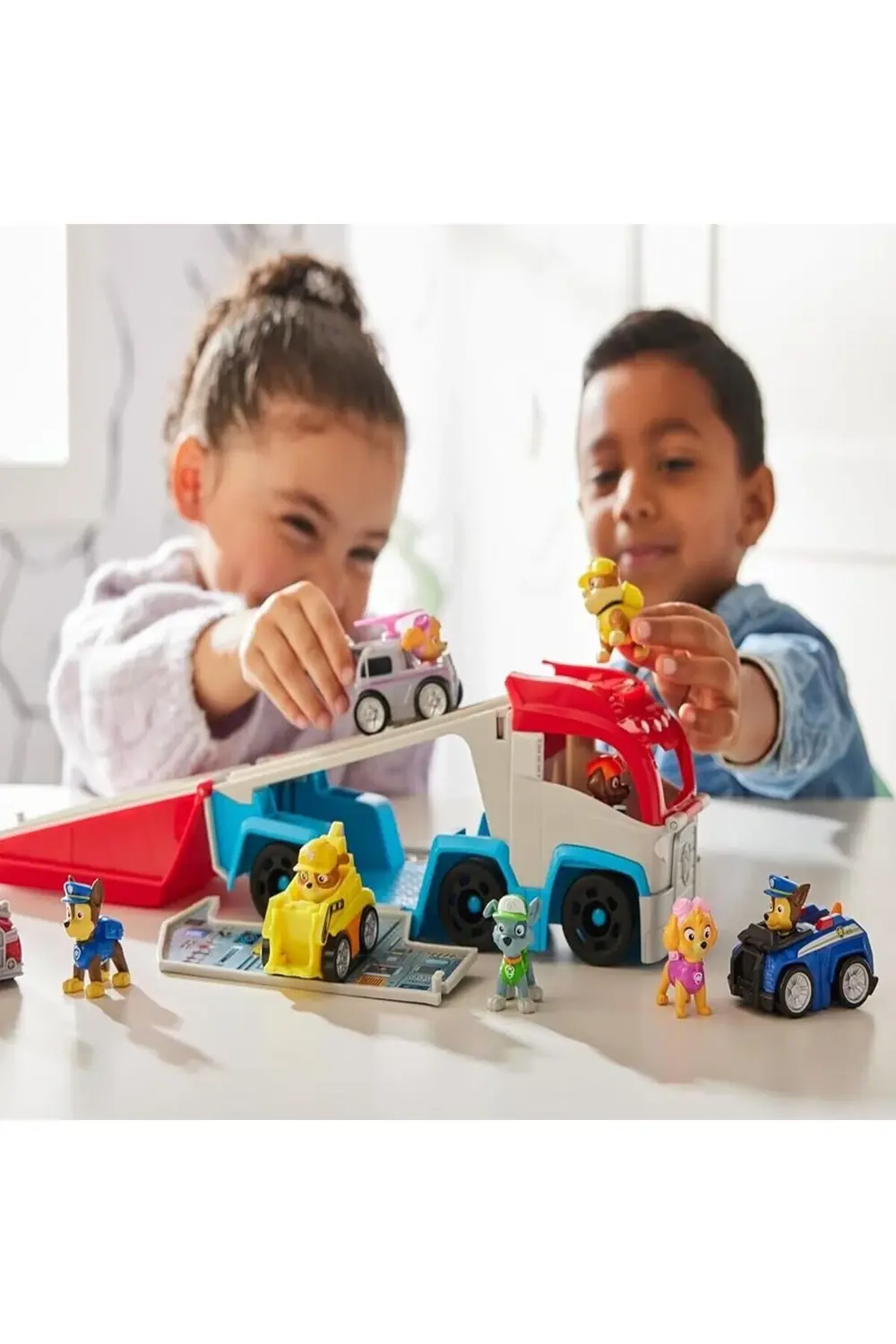 42988 SUN-SPM-FİGÜR SET PAW PATROL PUP SQUAD 1FGR ARAÇ