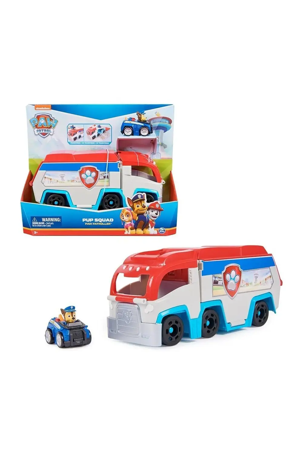 42988 SUN-SPM-FİGÜR SET PAW PATROL PUP SQUAD 1FGR ARAÇ