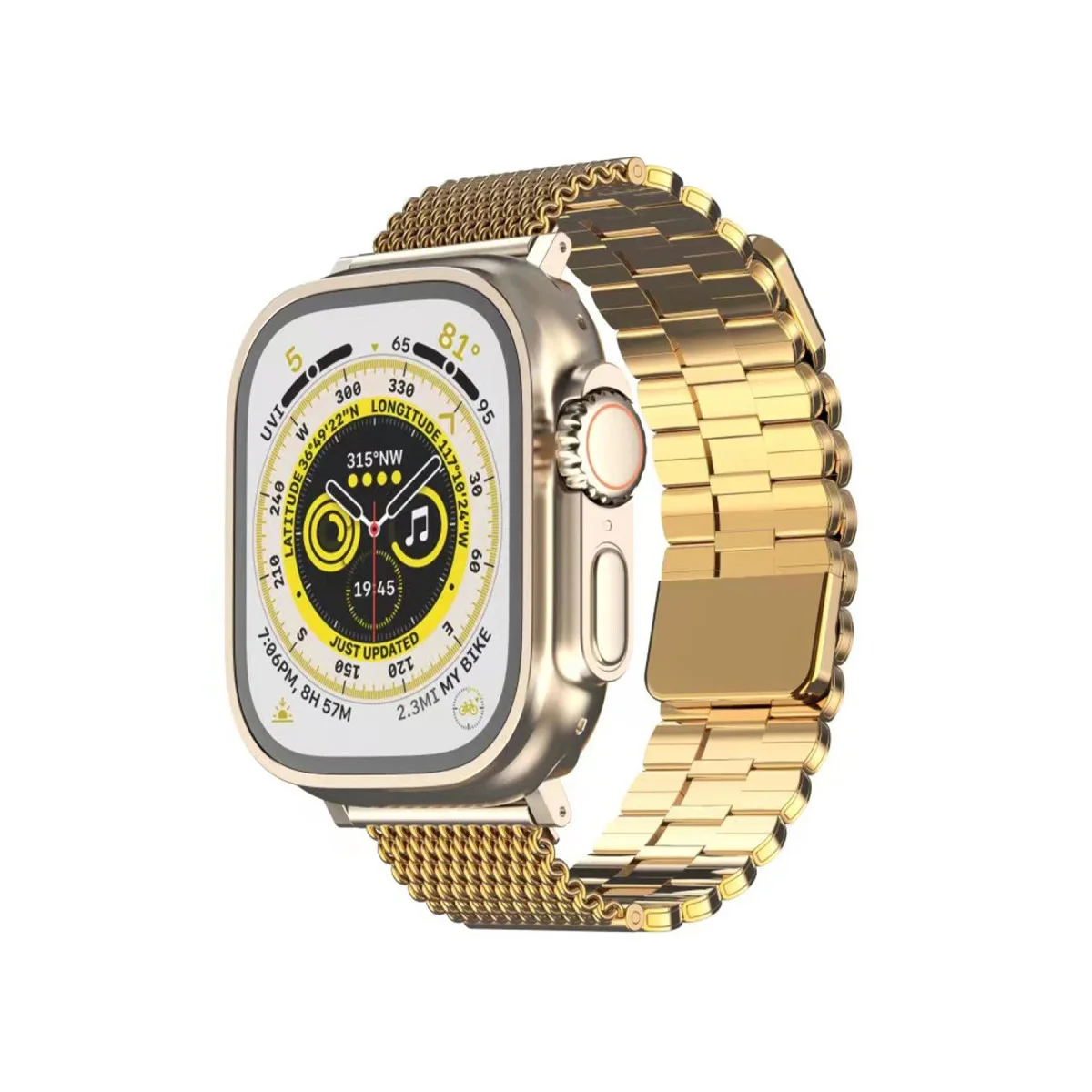 42mm Ascend Metal Kordon - Gold - Premium Paslanmaz Çelik Günlük Kullanım