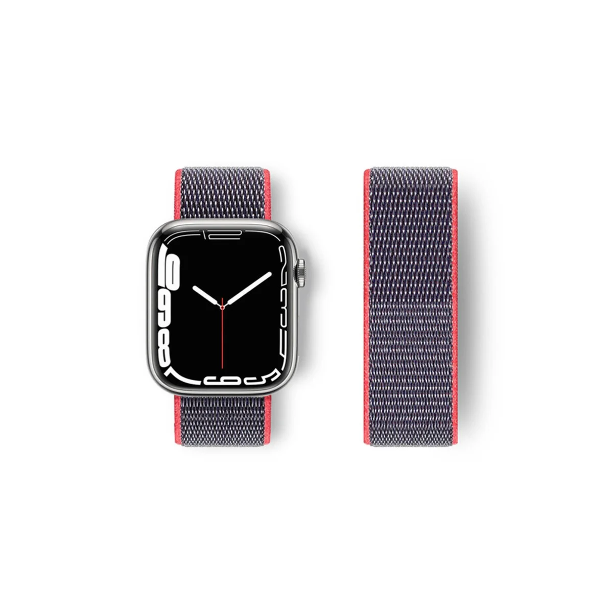 42mm Hasırlı Cırtcırtlı Pembe Kordon - Şık ve Konforlu Kol Saati Aksesuarı