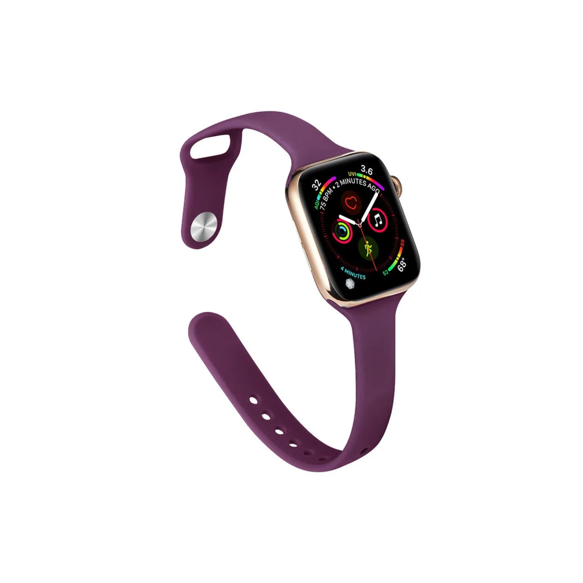 42mm Klasik Kordon - Mürdüm Kol Saati Kordon Takımı