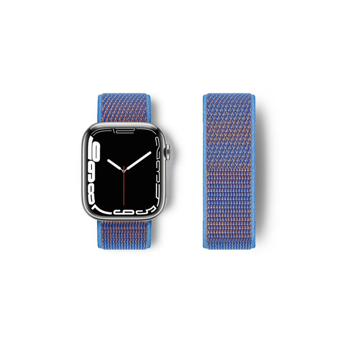 42mm Mor Hasırlı Cırtcırtlı Saat Kordonu - Rahat ve Nefes Alan