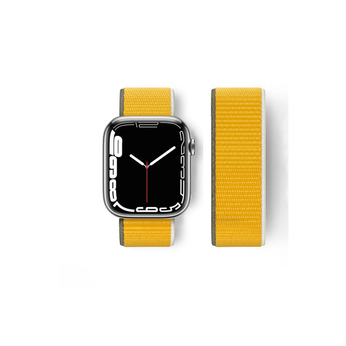 42mm Sarı Hasırlı Cırtcırtlı Kordon - Saatinize Konfor Getirin