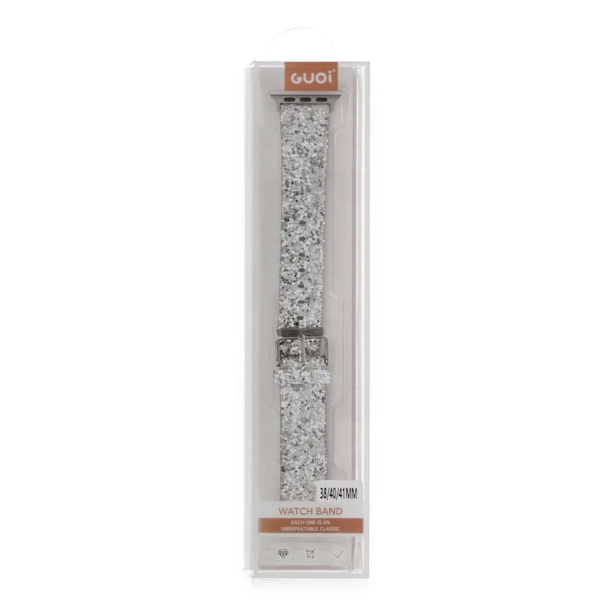 42mm Starry Taşlı Kordon - Gümüş