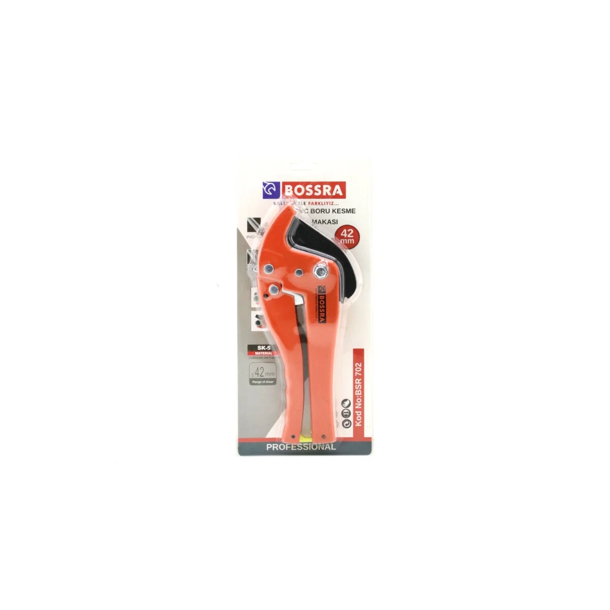 42mm Turuncu Pvc Kesme Boru Makası Bx40 Fiyatı, Yorumları ve Özellikleri