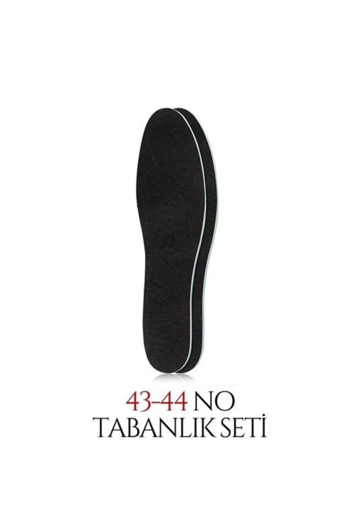 43-44 No Ayakkabı Tabanlığı Siyah 2 Çift
