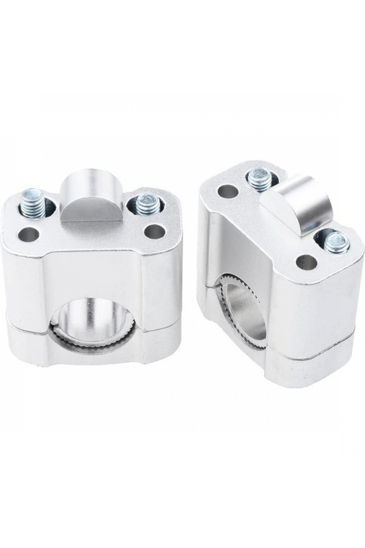 430 2 Parça Motosiklet Gidon Yükselticil 22 mm. 28 mm Nikel Takım