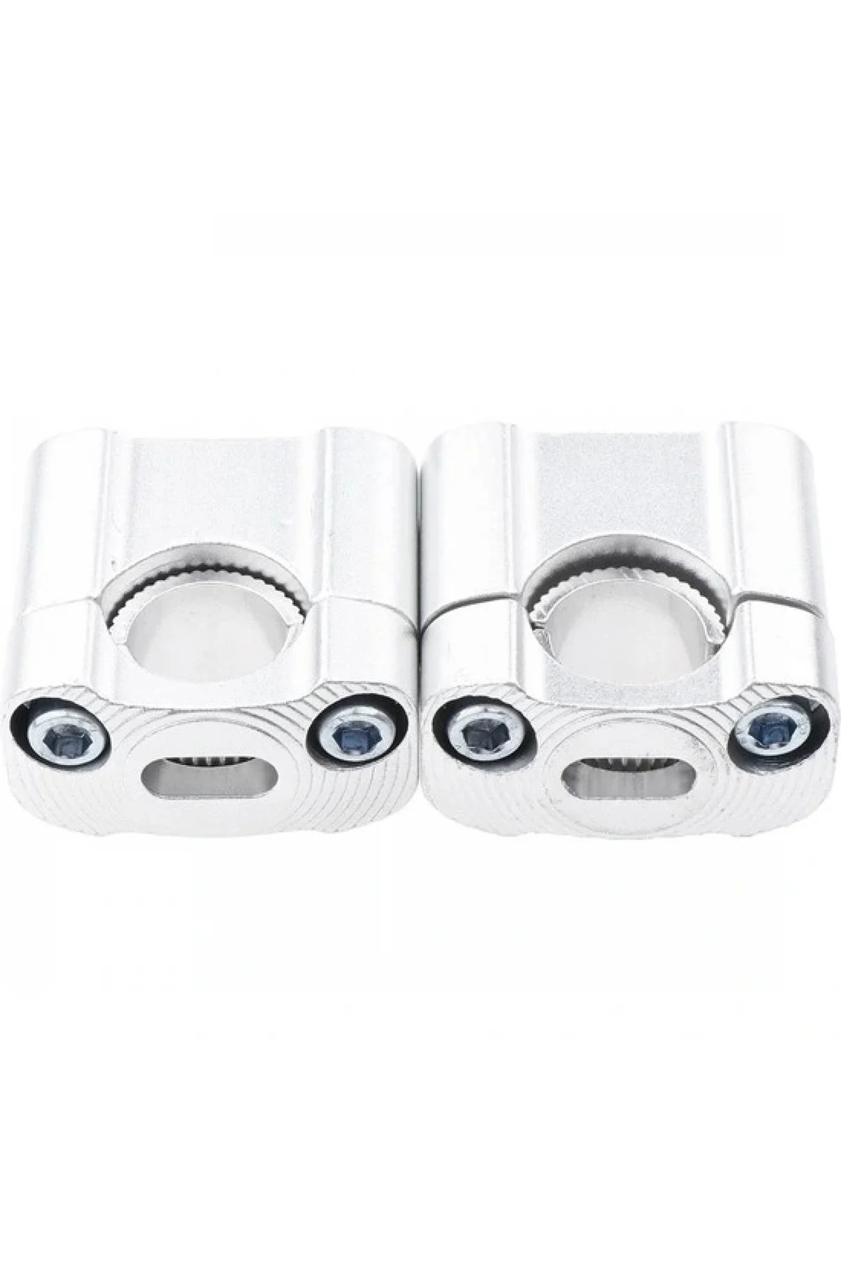 430 2 Parça Motosiklet Gidon Yükselticil 22 mm. 28 mm Nikel Takım - Görsel 5