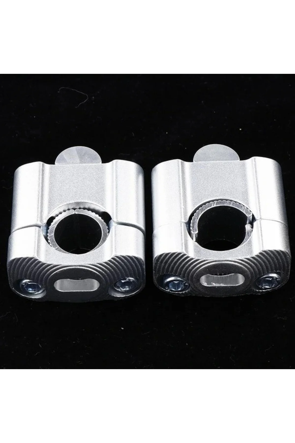 430 2 Parça Motosiklet Gidon Yükselticil 22 mm. 28 mm Nikel Takım - Görsel 2