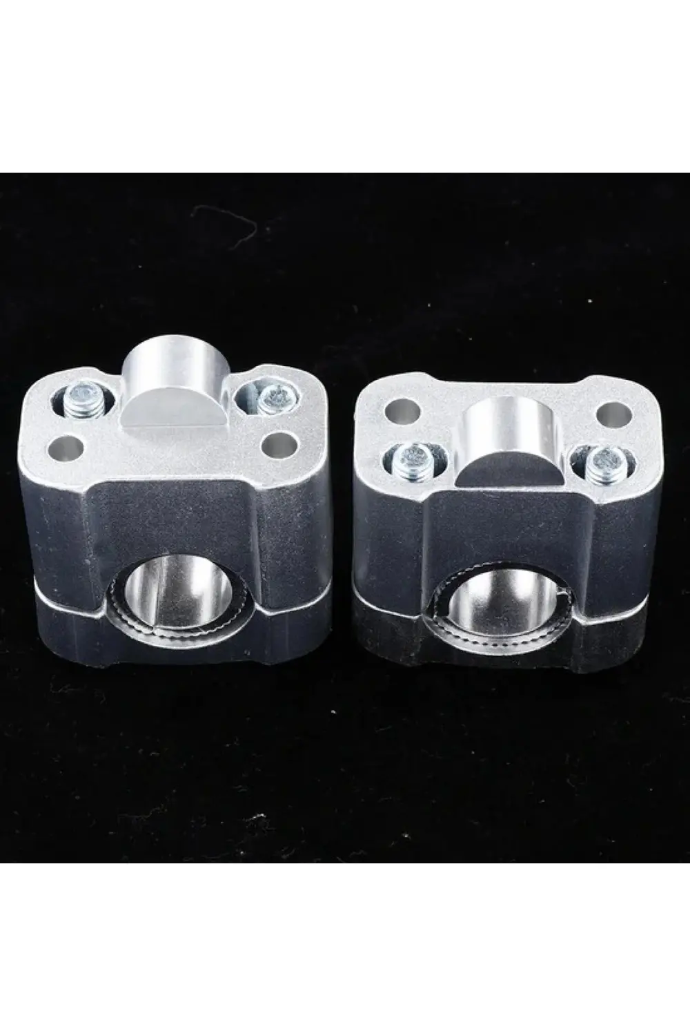 430 2 Parça Motosiklet Gidon Yükselticil 22 mm. 28 mm Nikel Takım