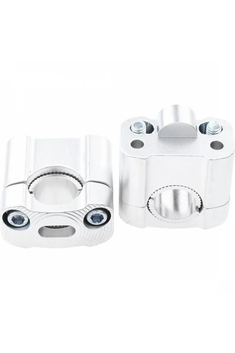 430 2 Parça Motosiklet Gidon Yükselticil 22 mm. 28 mm Nikel Takım