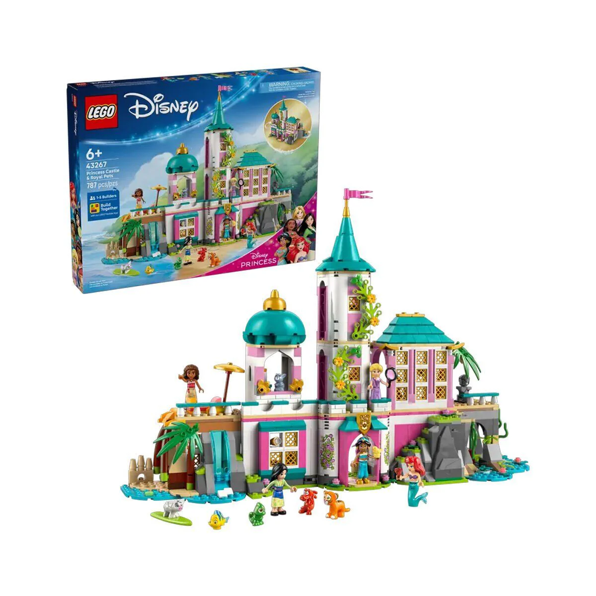 43267 Lego Disney Prenses Şatosu ve Kraliyet Hayvanları 787 parça +6 yaş Fiyatı, Yorumları ve Özellikleri